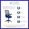 Flash Furniture Office Chair, Mesh, Blue HL-0016-1-BK-BL-GG - alternate 3